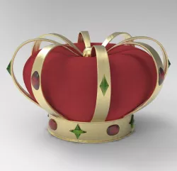 King Crown Low-poly  3D model