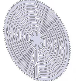 Laberinto de Chartres .The Chartes labyrinth.