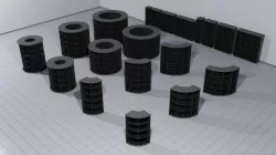 Laboratory bookcases 3D model