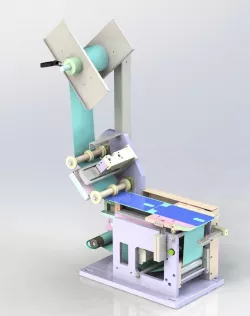 Laminating machine mold module 3D model