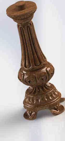 Lamp a board.