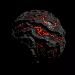Lava Planet 3D model