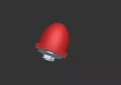 LD125OVOF24D Sirena Led Flashing lamp red