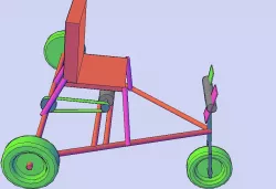 Leg Control Vehicle For armless People