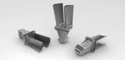 LM2500 Jet Engine High Pressure Turbine Blade