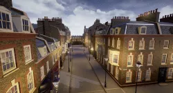 London Street Environment Unreal Engine 4 Low-poly  3D model