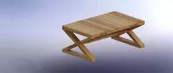 Low Table Teca with different sizes