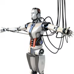 Man cyborg robot 3D model