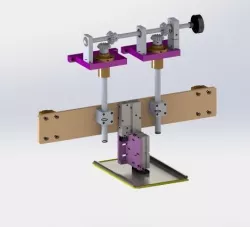 Manual fine-tuning module 3D model