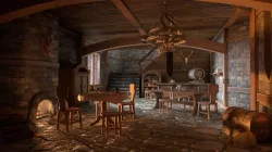 Medieval Interior Set Low-poly  3D model