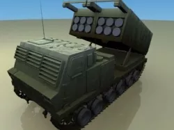 MLRS Artillery 3D model
