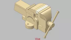 Modeling a Vise with Solidworks
