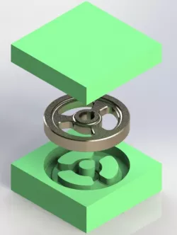 Mold Design for Engine flywheel
