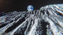 Moon Environment Pack - Unity 2017 Package Low-poly  3D model