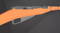 Mosin-Nagant LowPoly Low-poly  3D model