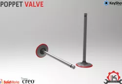 Motor Cycle Engine Internal Setup - Poppet Valve