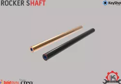 Motor Cycle Engine Internal Setup - Rocker Shaft