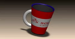 Multicolour Cafe Coffee cup