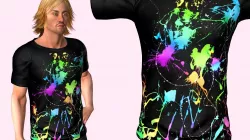Paint T-Shirt  3D model