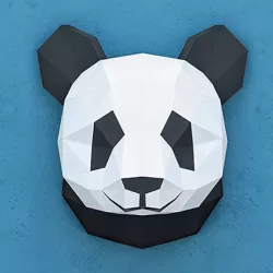  PANDAS PAPER HEAD 3D model