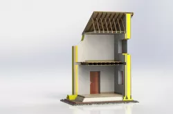 Passiv Haus (Passive House) Section model