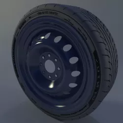 Plechovy disk 3D model