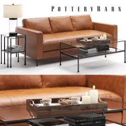 Pottery Barn Jake set 4 3D model