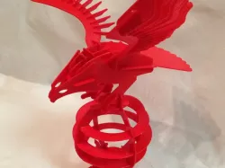 Printed - 3D Puzzle Eagle