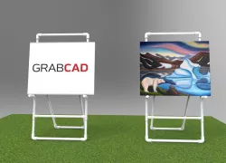PVC easel 