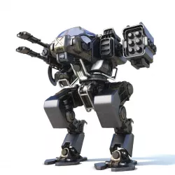 Robot warrior 3D model