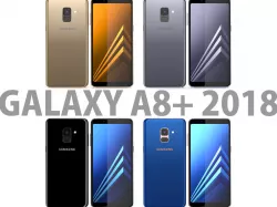 Samsung Galaxy A8 Plus 2018 All Colors 3D model
