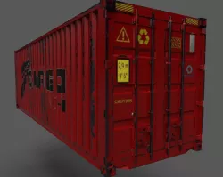 Shipping container 3D model