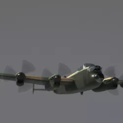 Simple Avro Lancaster 3D model