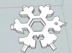 Snowflake multi tool print 5
