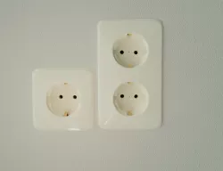 Socket for House Electric realistic  3D model