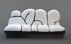Sofa Graffiti 3D model