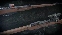 Soviet Mosin-Nagant M38 Low-poly  3D model