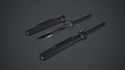 Stainless Steel Jagdkommando Knife PBR Game Ready Low-poly  3D model