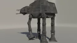 Star Wars AT-AT Low-poly  3D model