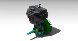 Stihl MS640 2stroke engine