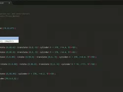 Sublime Text 2 - OpenSCAD