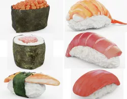 Sushi Collection LITE 3D model