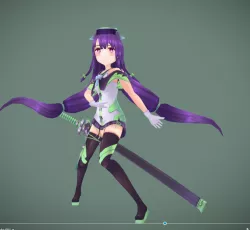 SWORD MASTER Low-poly  3D model