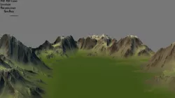 terrain  3D model