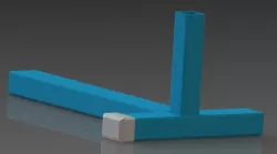The plug for rectangular tube