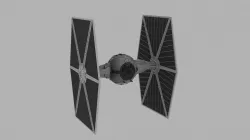 TIE fighter 3D model