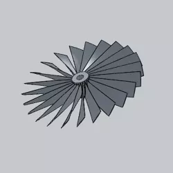 Turbine fan