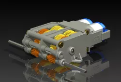 Twin motor gearbox