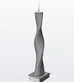 Twisted building