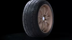 Tyre Nitto555 3D model